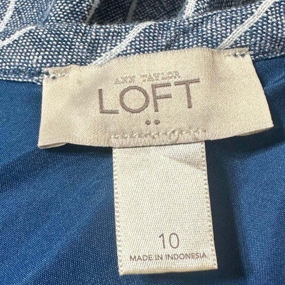 Ann Taylor Loft || Linen Blend Dress size 10 - Picture 10 of 10